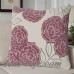 Red Barrel Studio Broad Brook Mums the Word Floral Print Outdoor Pillow RDBT4892